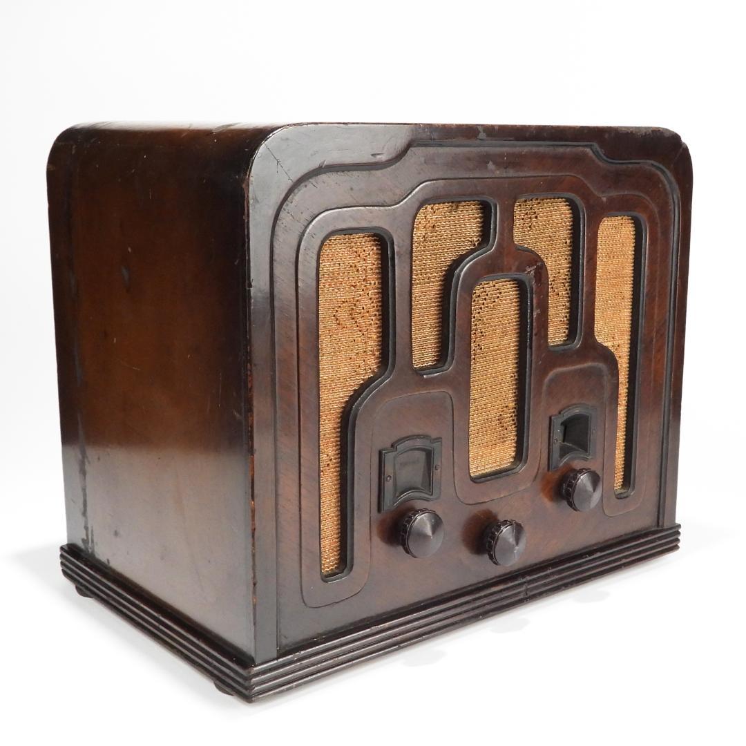 昭和レトロ 戦前　真空管ラジオ　松下無線　R-40