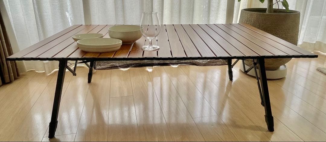 peace park ハイアンドロウアルミテーブル