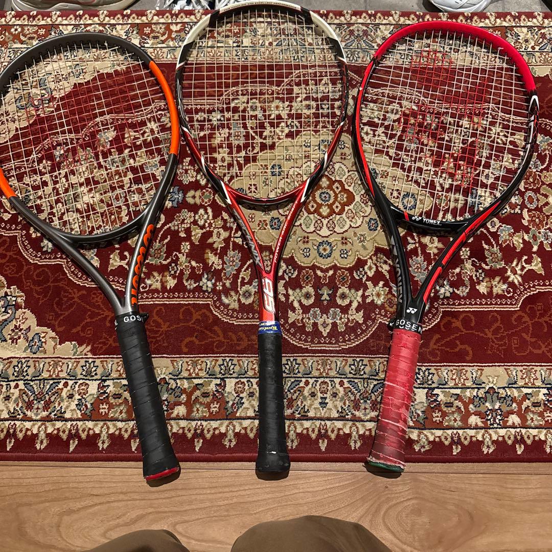 テニスラケットセット 3本