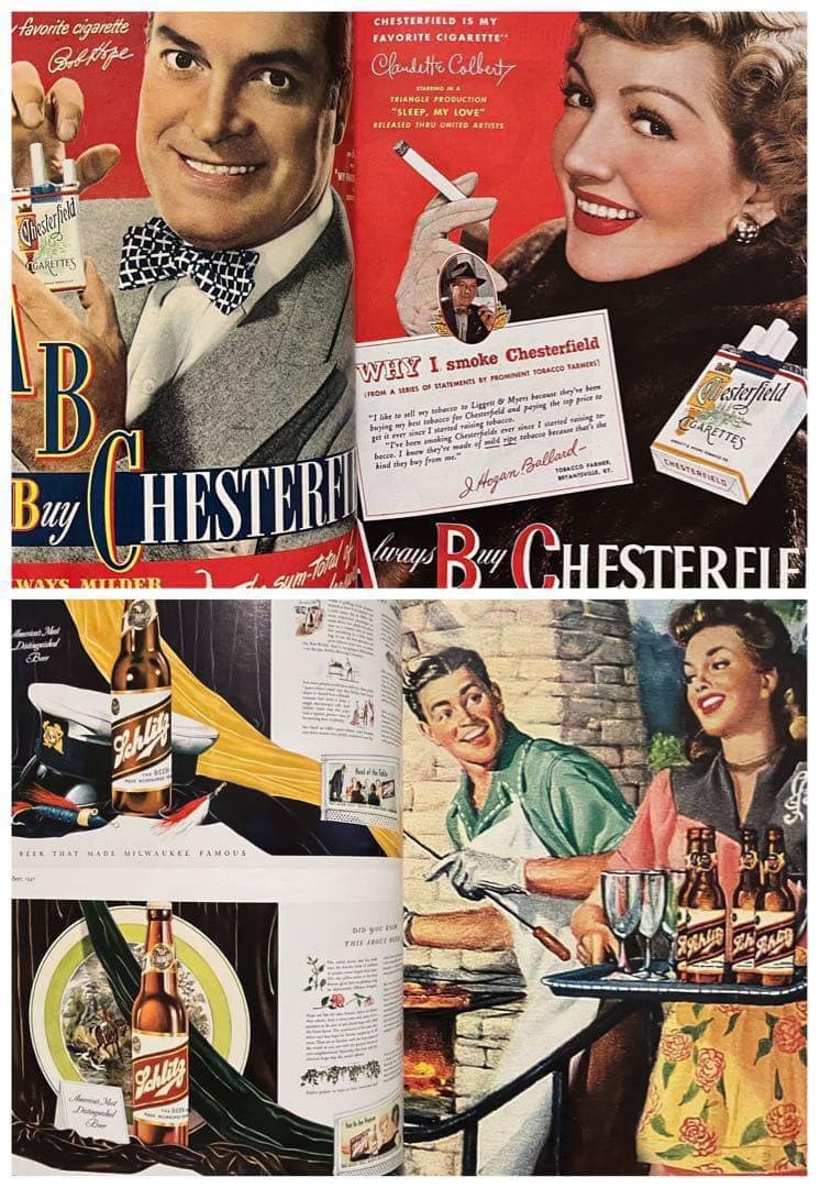 洋書 All-American Ads 40s 広告 スペースエイジ インテリア