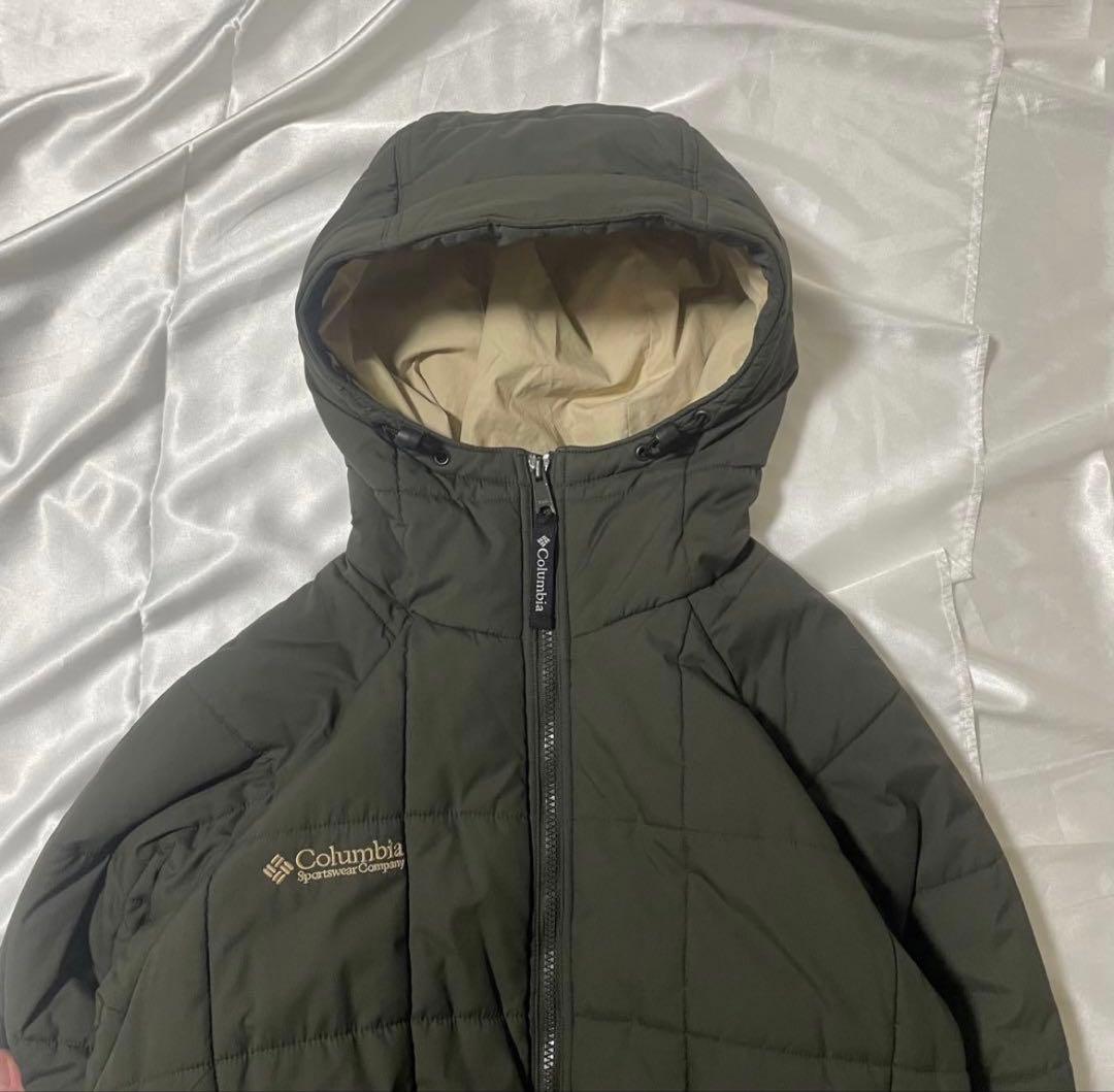 か*め様 Columbia hooded puffer jacket 短