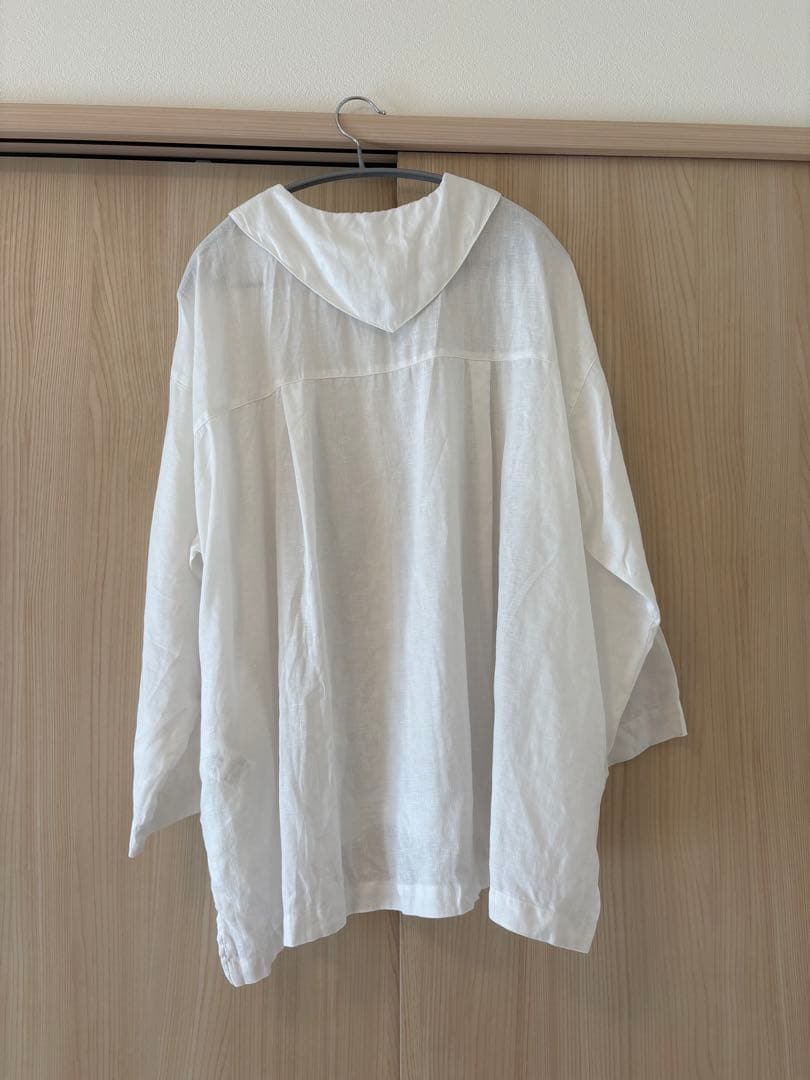 ネストローブ リネンルーズミディカラーシャツ