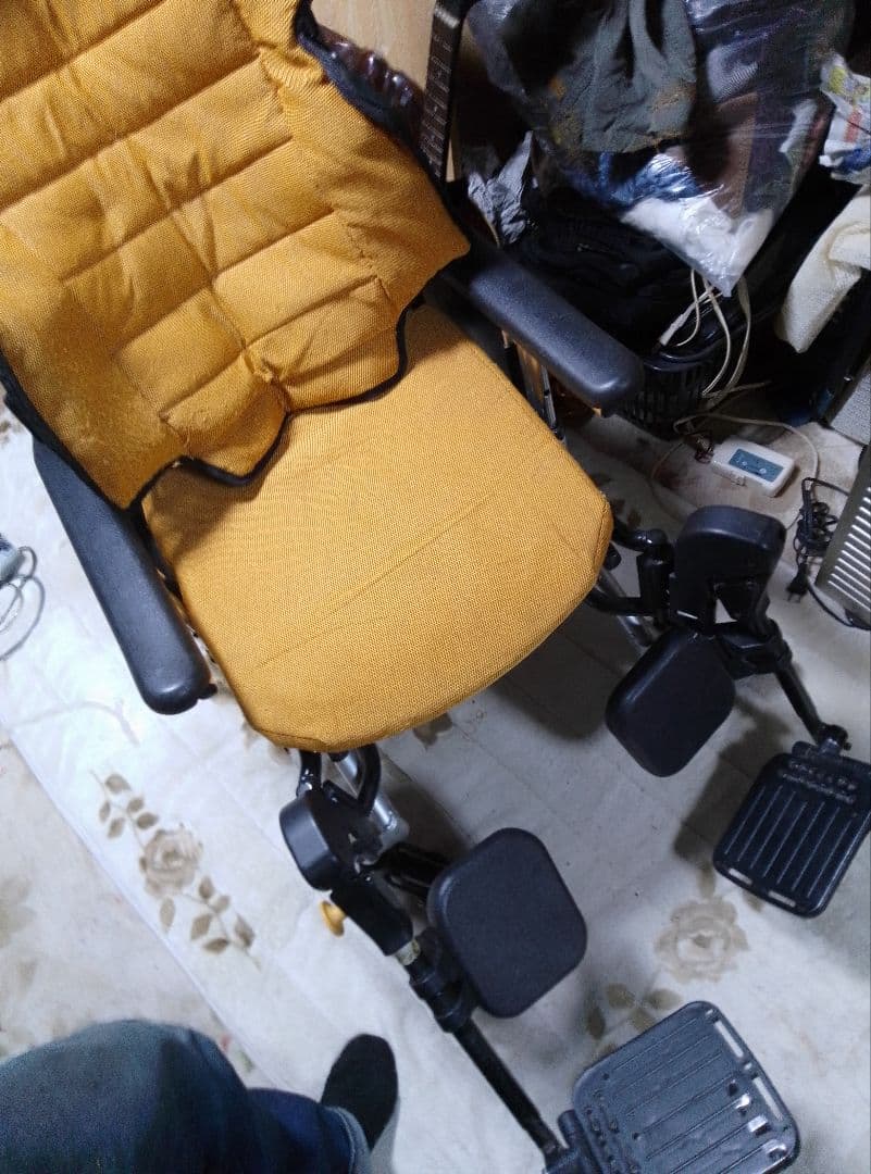 matsunagaマツナガ　本業用介護用車椅子　MY TILT　フットサポート付