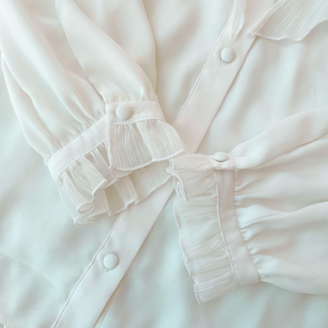 【25SS✨】ルルウィルビー　フリル　リボンタイ　ブラウス　アルアバイル　アナイ