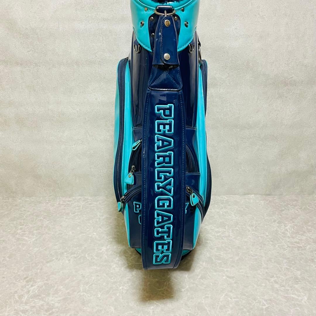 PEARLY GATES パーリーゲイツ キャディバッグ ゴルフバッグ エナメル