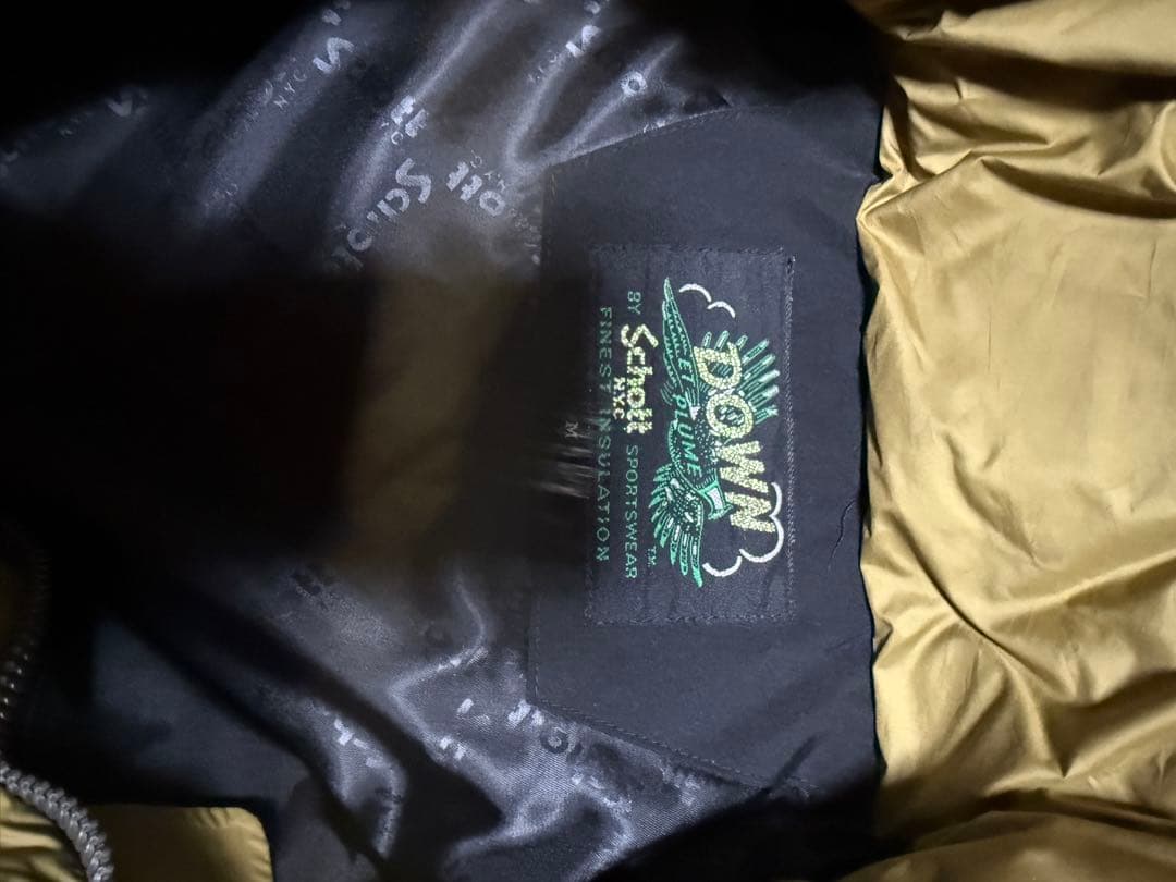 Schott Bros. ダウンベスト オリーブ