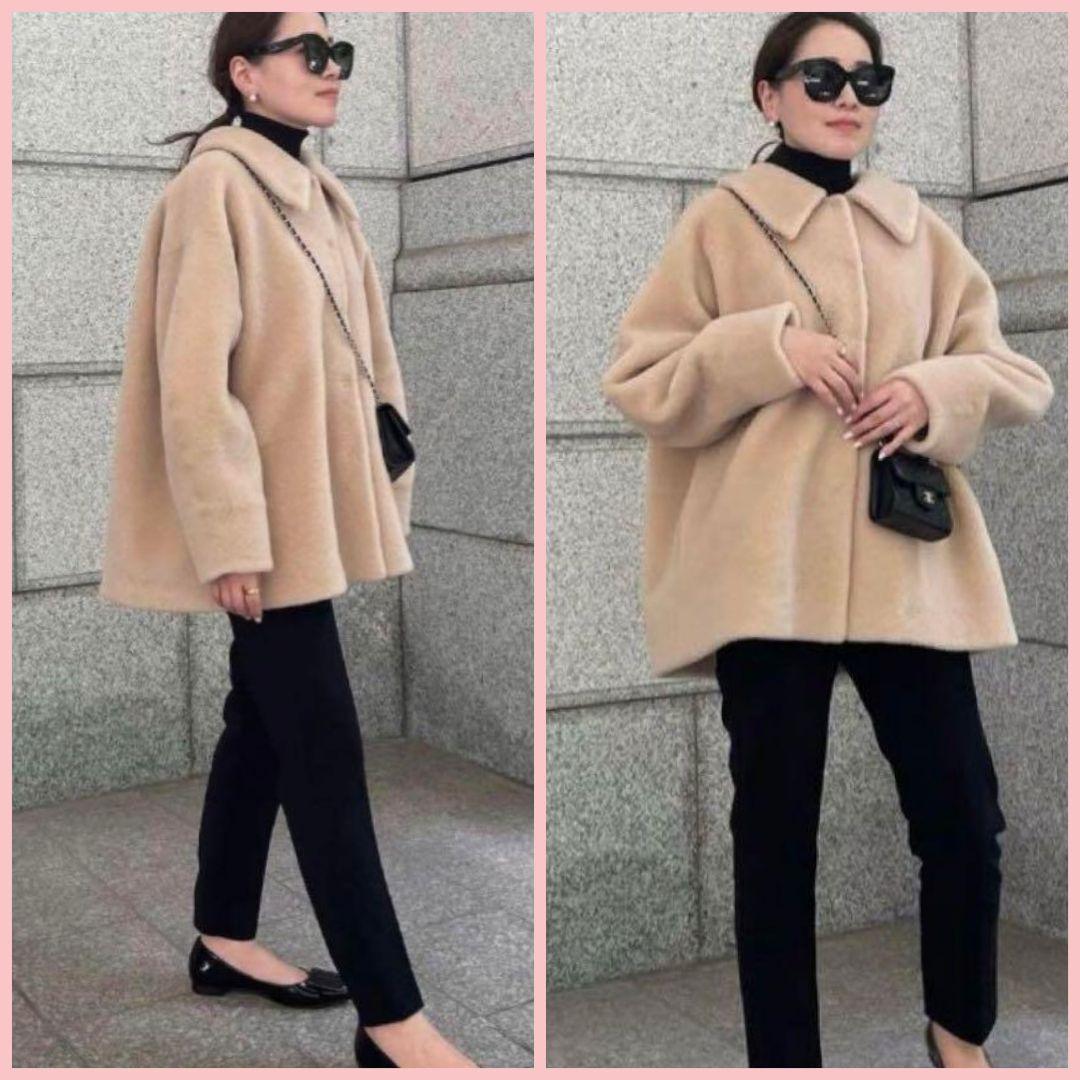 OHGA オオガ/エコファーコート　エコムートンコート　ボアコート　S