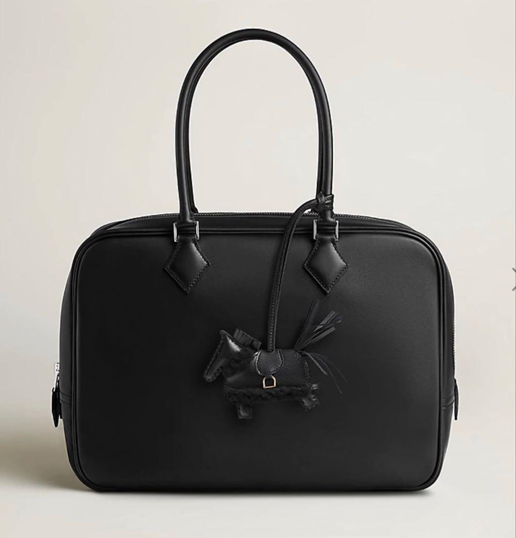 エルメス Rodeo Robeo Plush PM チャーム　ムートン　ボア