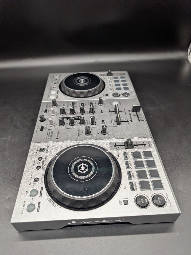 Pioneer DDJ-400 DJコントローラー　限定カラー　シルバー