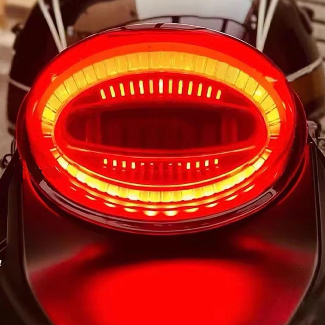 カワサキZ900RS / CAFE アワビ テールランプ LED ダークレッド