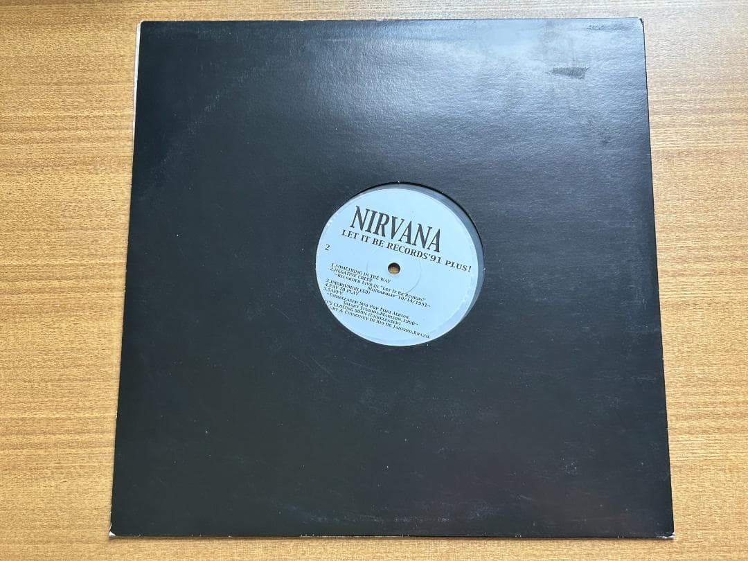 NIRVANA Let It Be Records '91 Plus レコード