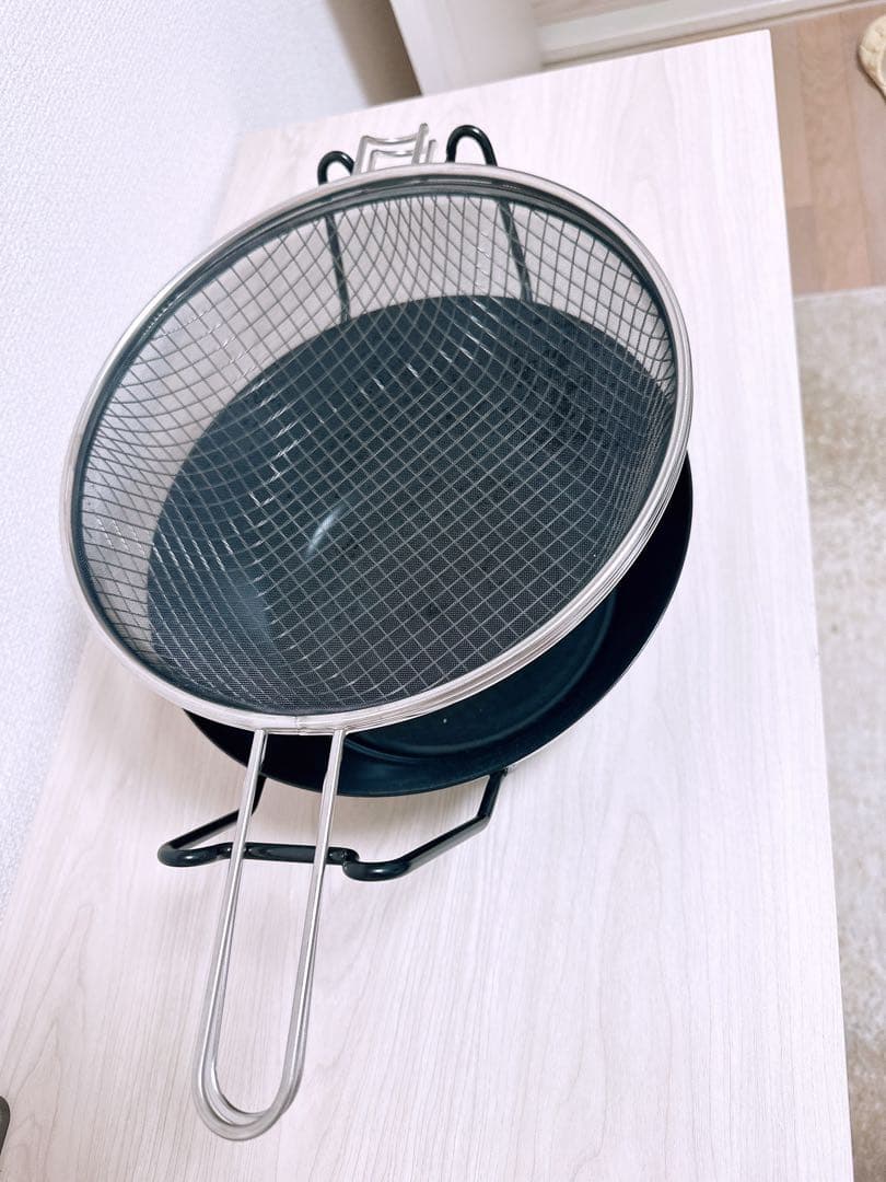 la base（ラバーゼ） 鉄揚げ鍋セット28cm