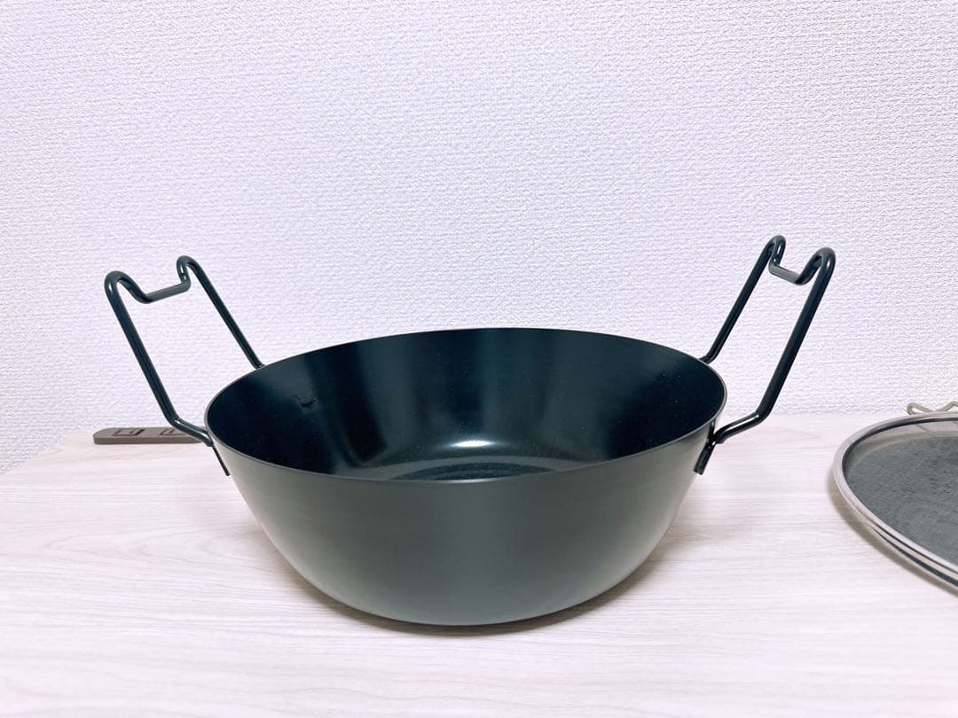 la base（ラバーゼ） 鉄揚げ鍋セット28cm