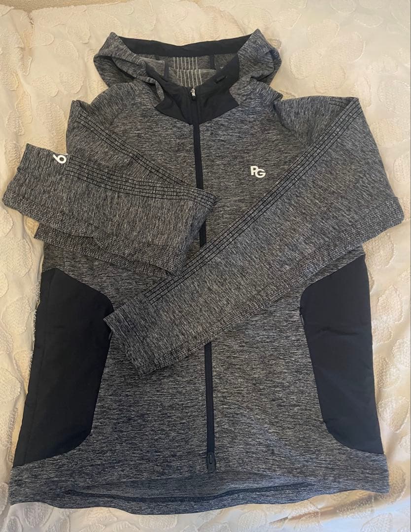 PEARLY GATES フード付きセーター グレー