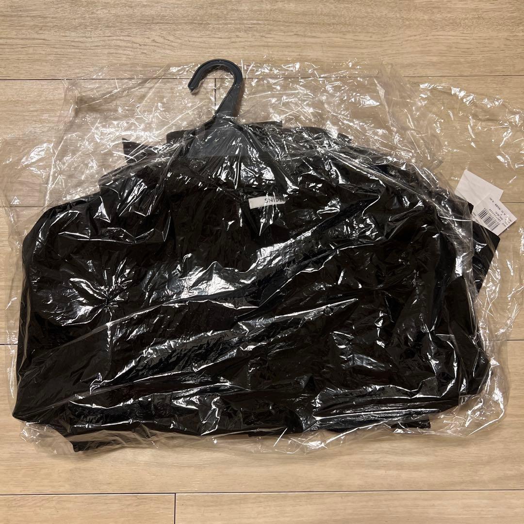 ペプラムカットソー　ブラック