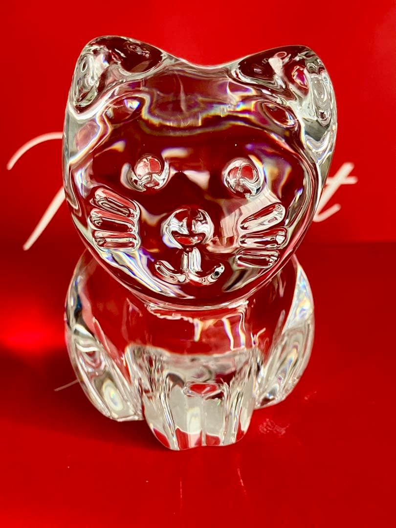 【新品】プレゼントセット　バカラ　ミニマルズキャット　猫　ネコ　置物