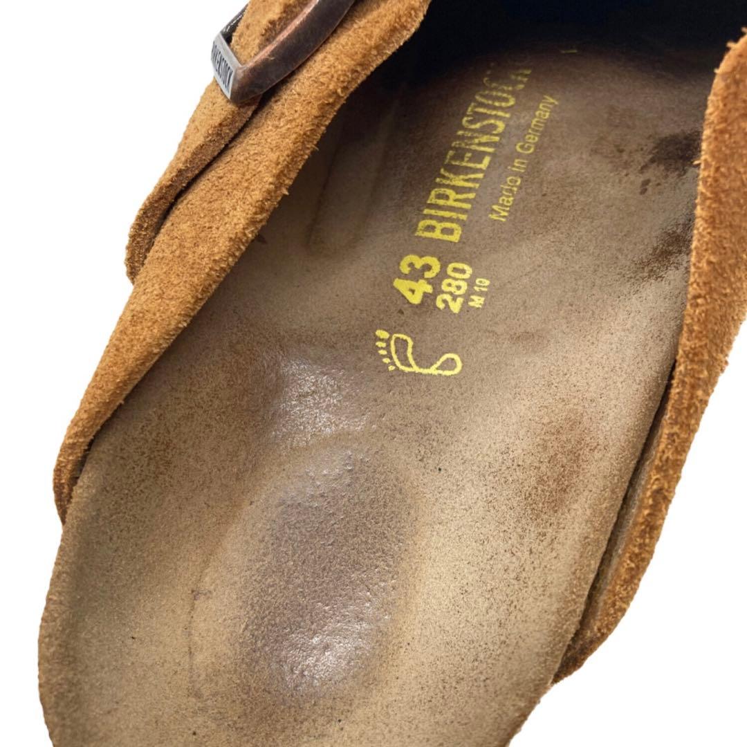 1048 BIRKENSTOCK ボストン スエード ブラウン 28cm