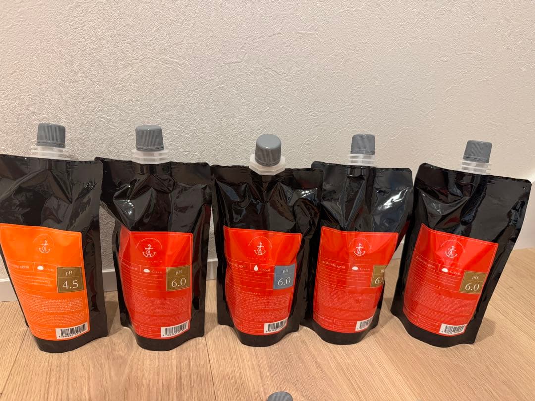 【美容師さん専用】ジアンカーpH4.5 pH6.0 リキッドクリーム 縮毛矯正剤