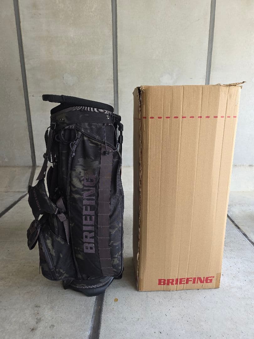 ブリーフィング BRIEFING スタンド キャディバック CR-4 カモ 迷彩