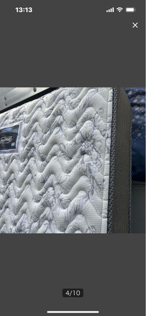 シモンズ　セミダブル　ベッド　マットレス　展示品　ビューティレスト