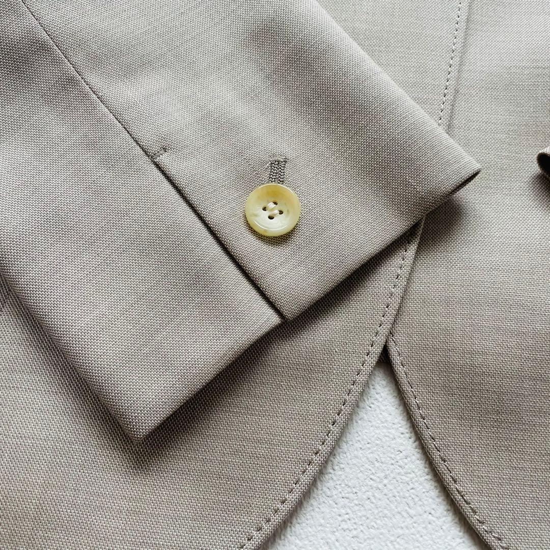 大きいサイズ ニューヨーカー スカートスーツ ワンボタン シルク素材 冠婚葬祭