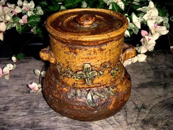 ♥時代♥　黄瀬戸　♥水指♥　骨董　古玩