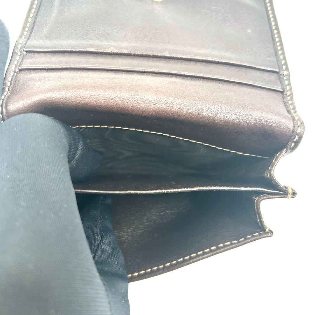 GUCCI 　グッチ　GG柄　　名刺入れ　ブラウン×ベージュ
