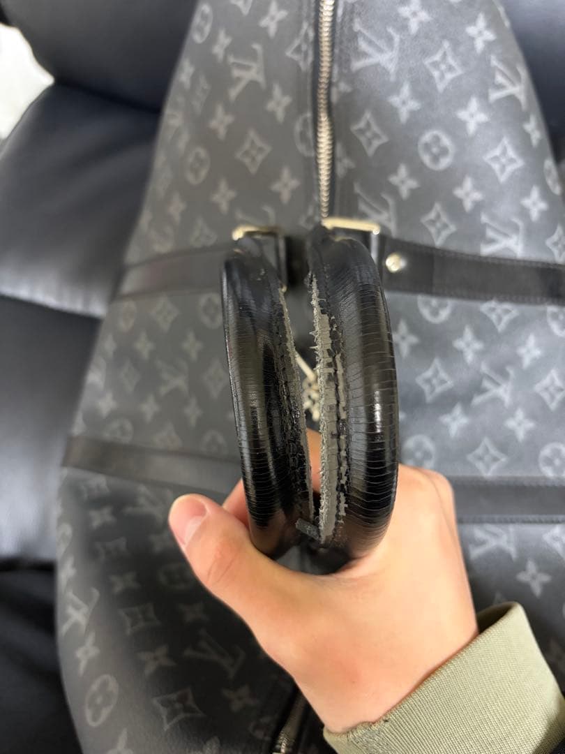 ルイ・ヴィトン グレー モノグラム ボストンバッグ