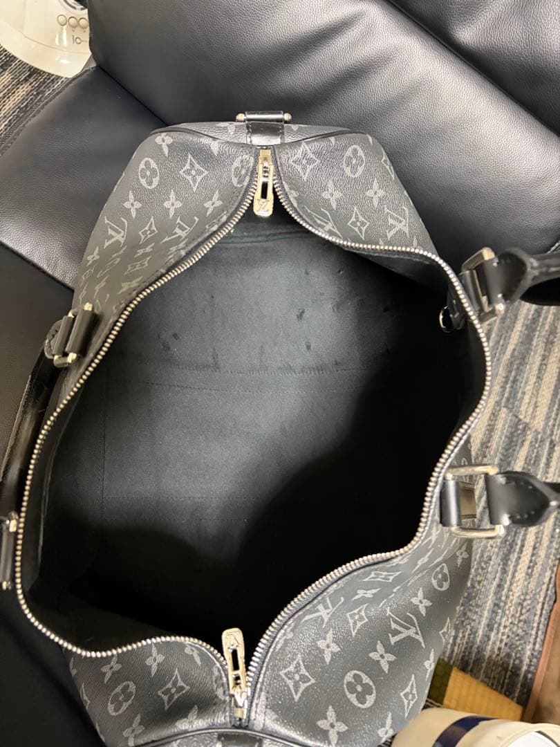 ルイ・ヴィトン グレー モノグラム ボストンバッグ