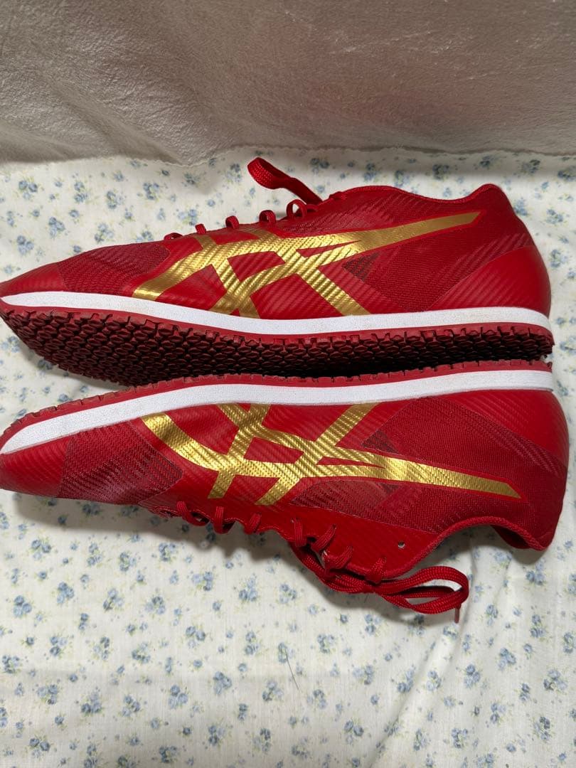 ASICS ウィンドスプリント3 26.5 アシックス　レッド　ゴールド