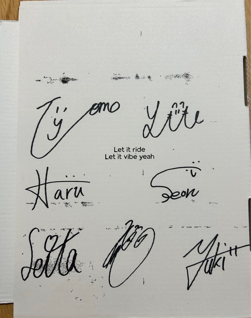 ★メンバーサインCD◆NEXZ　ネクスジ◆Ride the Vibe