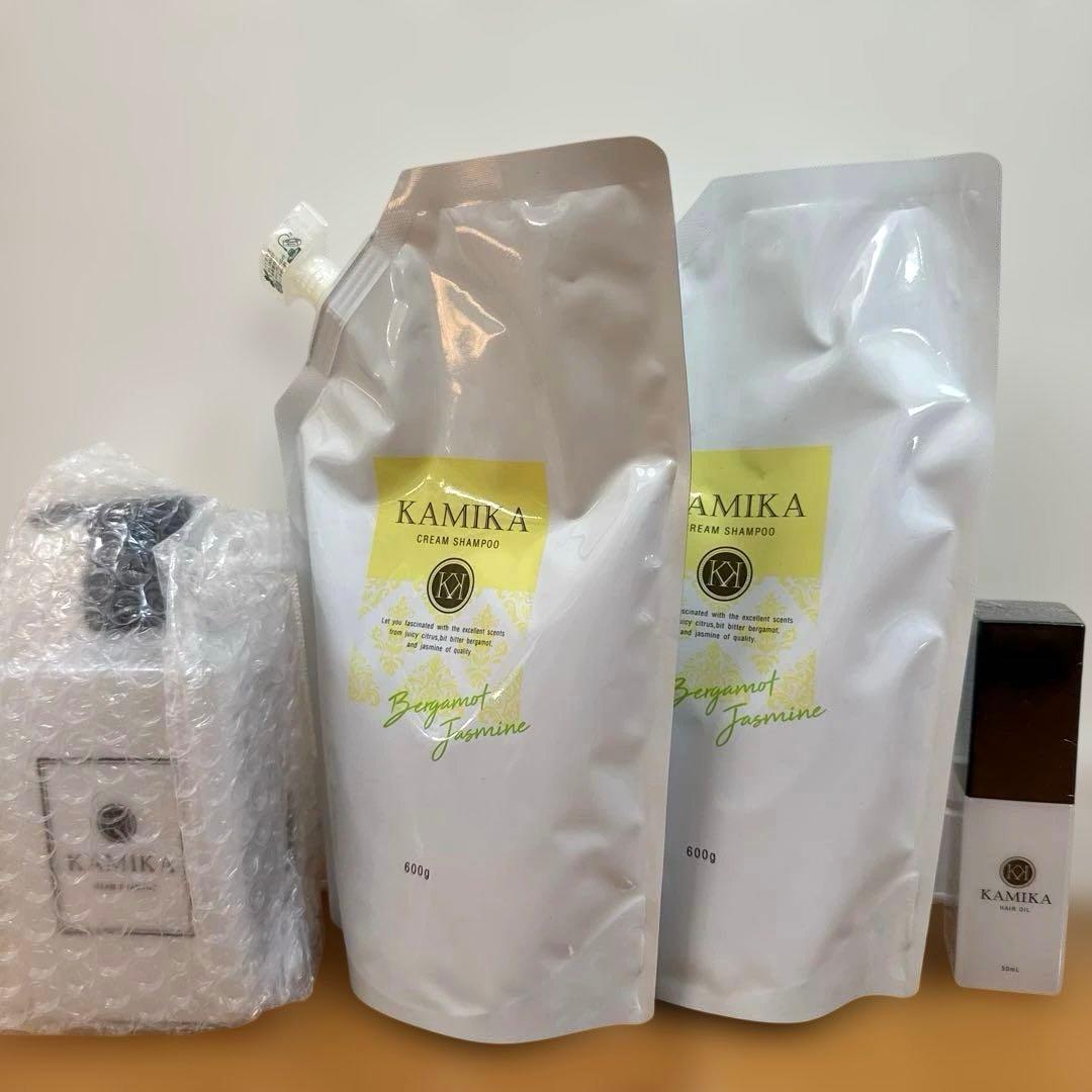kamika シャンプー ヘアオイル セット カミカ