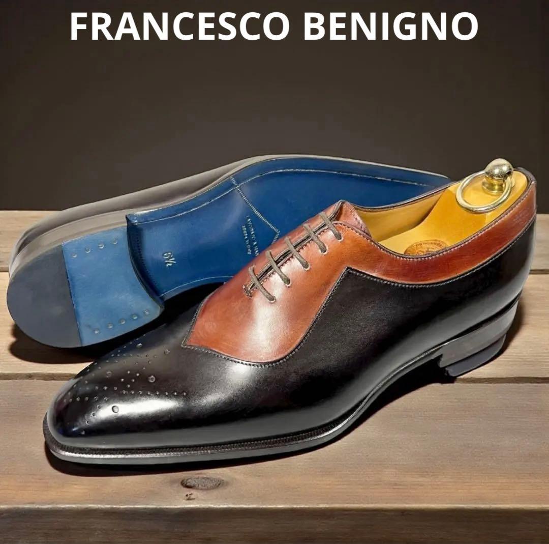 フランチェスコベニーニョ ホールカット ワンピース 61/2 25.5cm焦げ茶