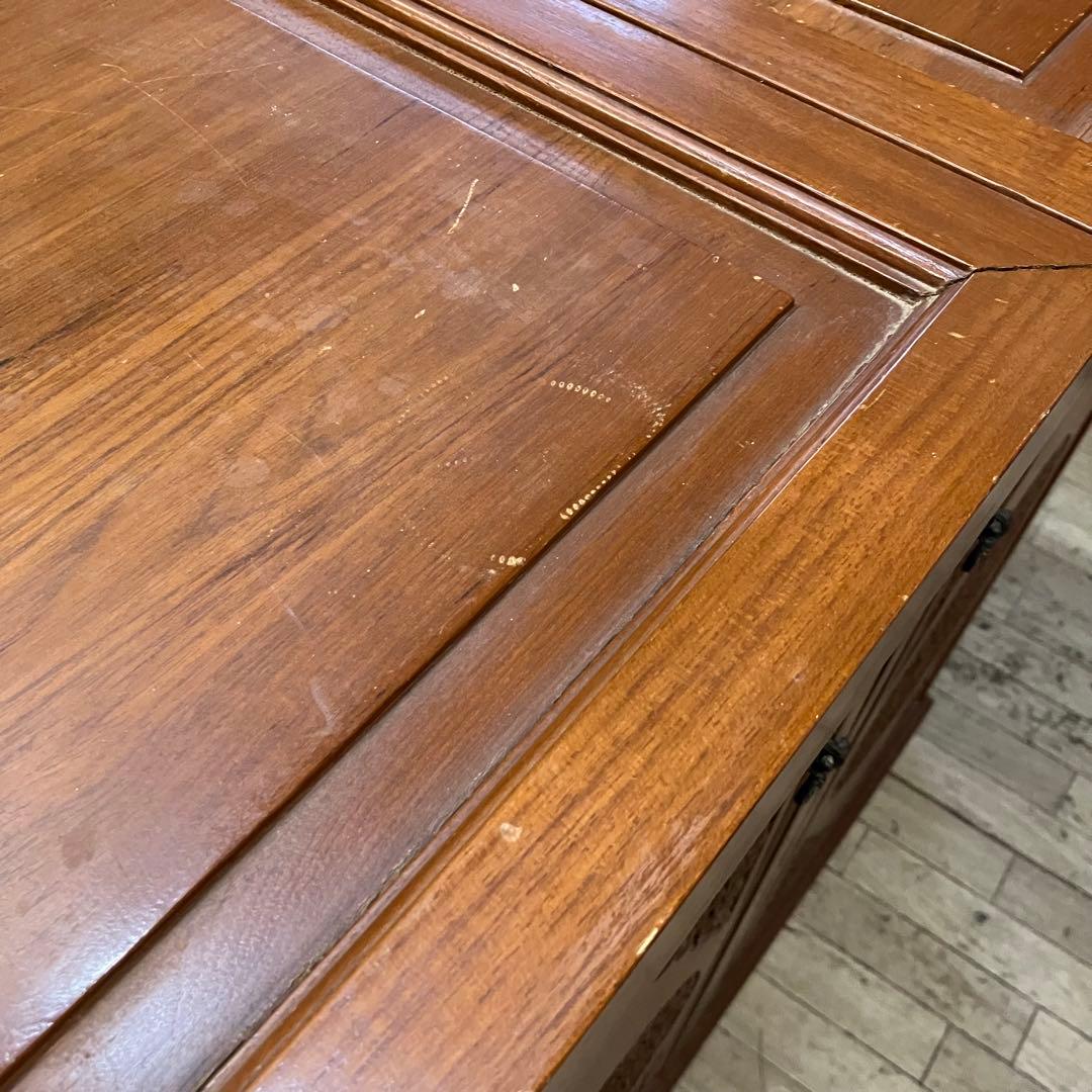 バーカウンター　海外製　レトロ　アンティーク　キャスターあり