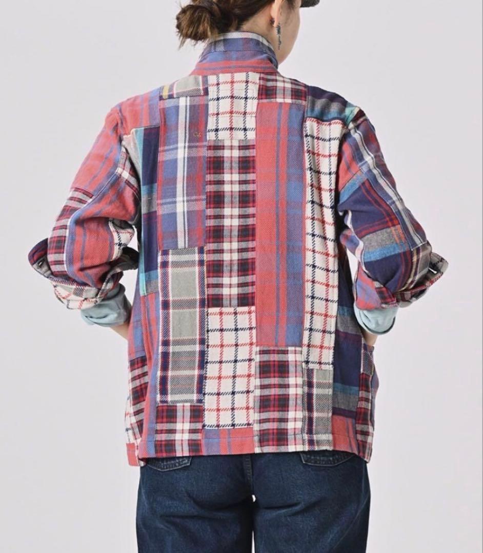 【専用】45R インドネルパッチワークの908 4ポケットシャツ