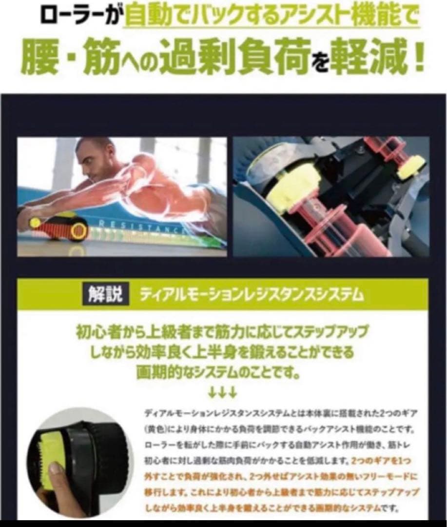 筋トレ 腹筋ローラー ボディーローラー ワンダーコア スライドフィット　匿名配送