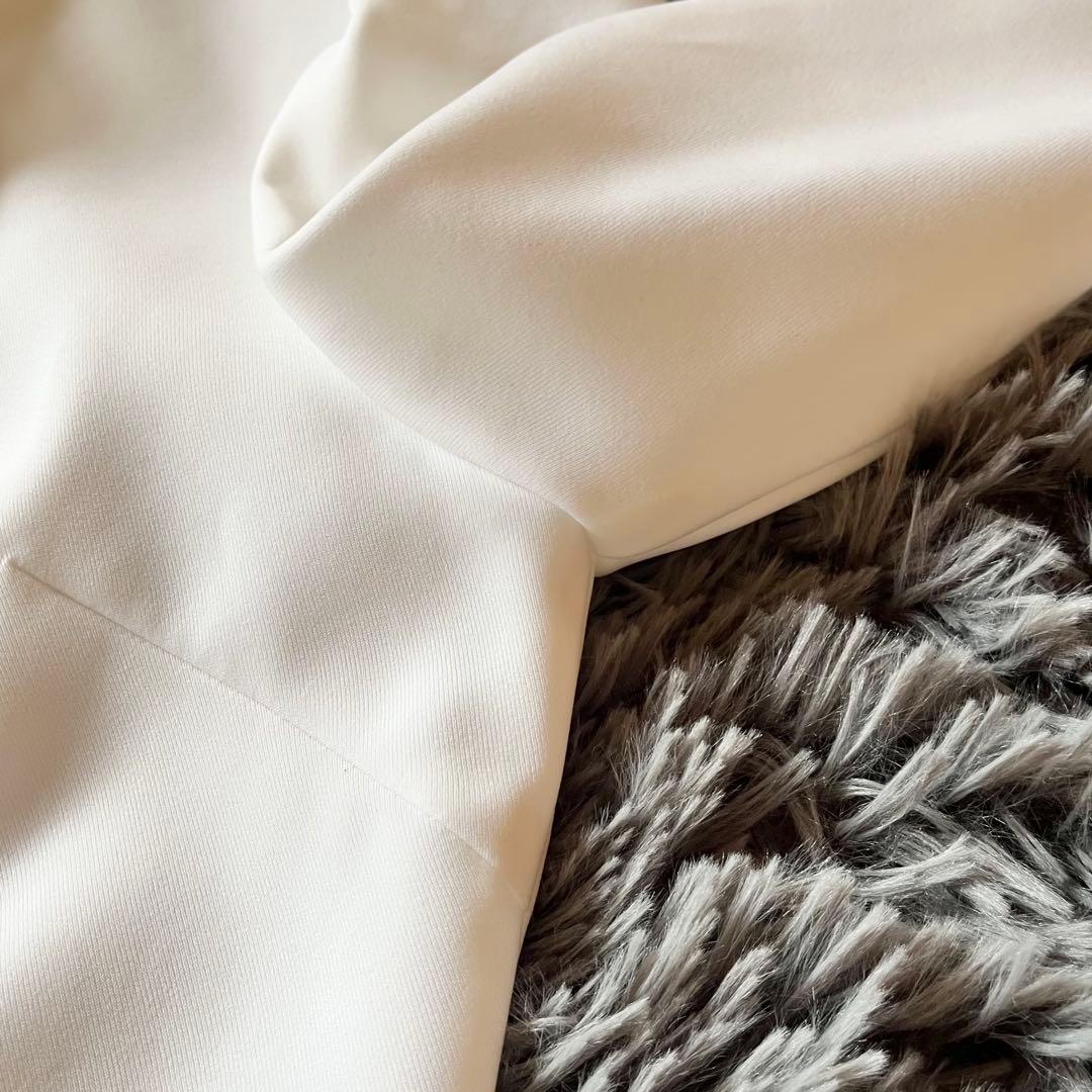 極美品✨ ボーダーズアットバルコニー ボウタイブラウス パール 定価3.7万円