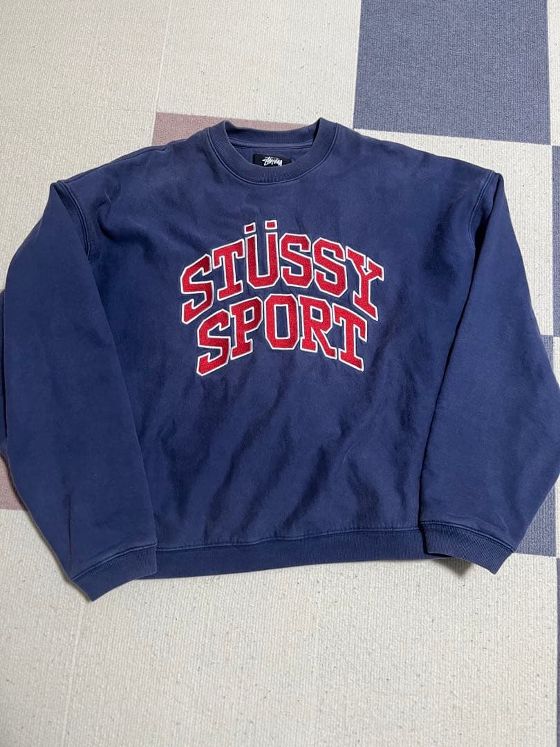 STÜSSY SPORT ネイビー M