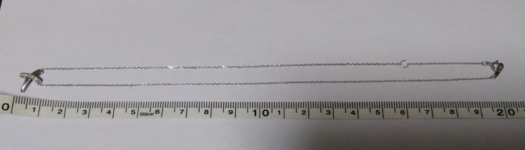 ジュエリーツツミ K10ホワイトゴールドペンダント ネックレス