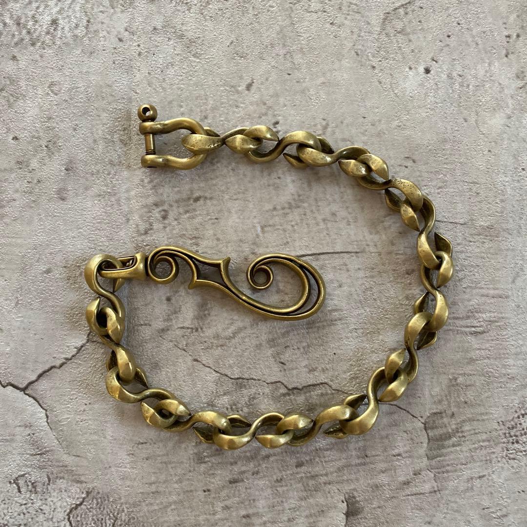 INCEPTION インセプション FフォールSカンウォレットチェーン 真鍮製