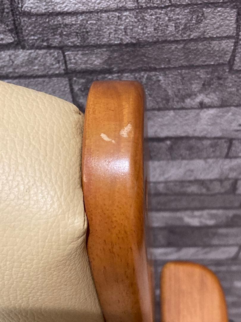 木製ポータブルトイレ アームレスト付き