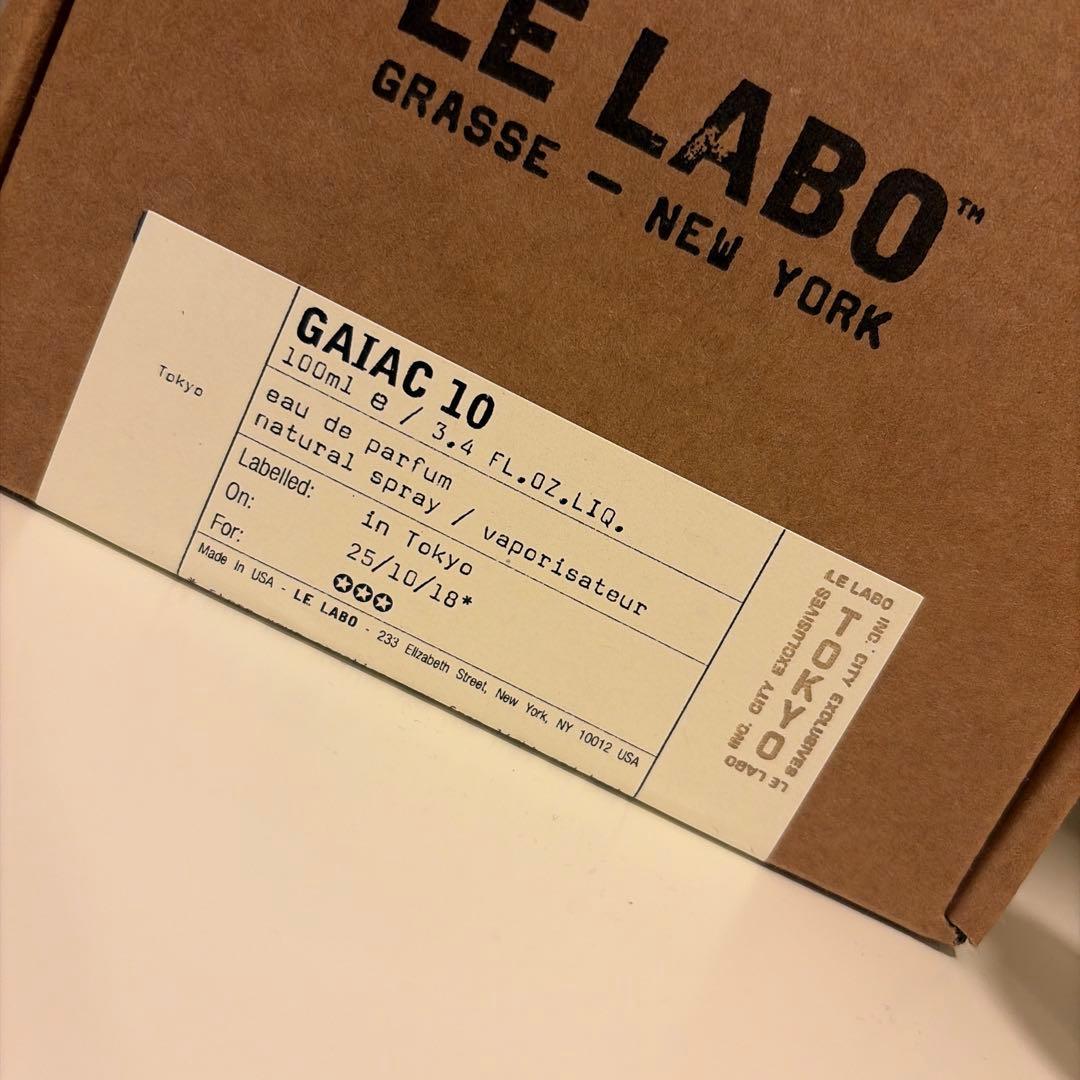 東京限定 LELABO ルラボ GAIAC 10 ガイアック10