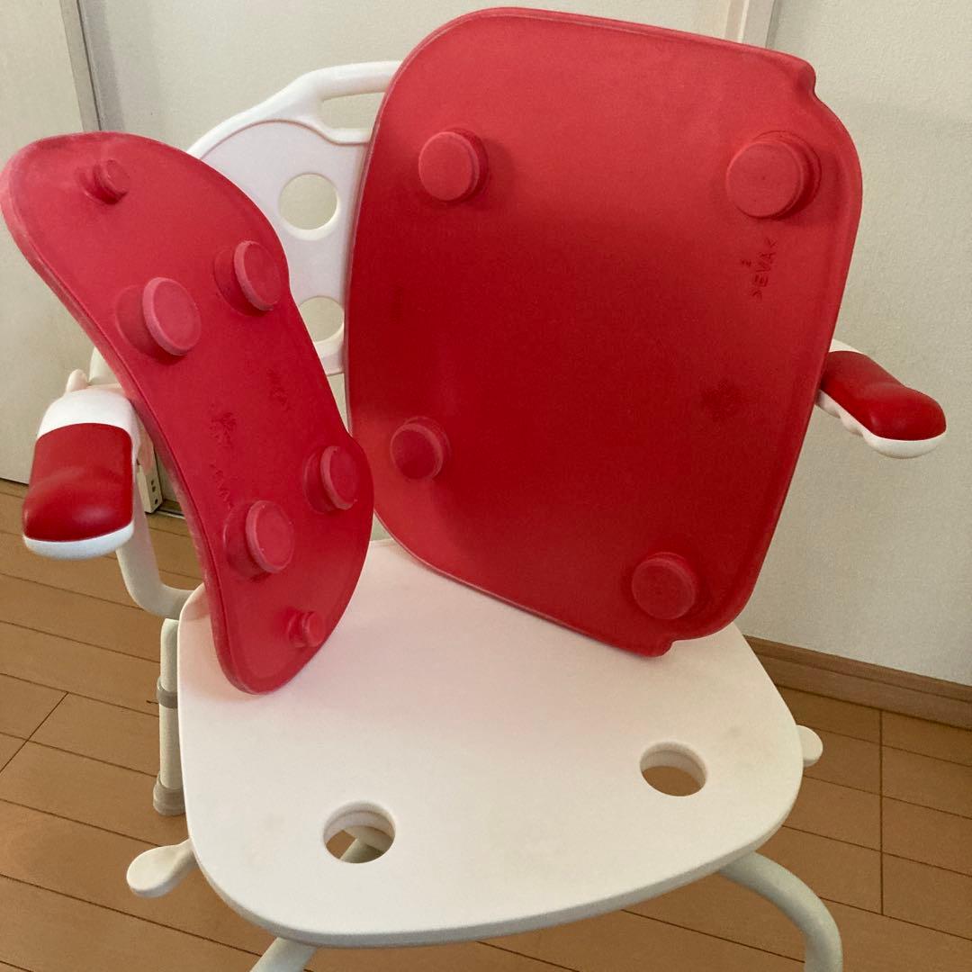 【アロン化成　安寿】　介護用風呂椅子　シャワーベンチ　まわるくん