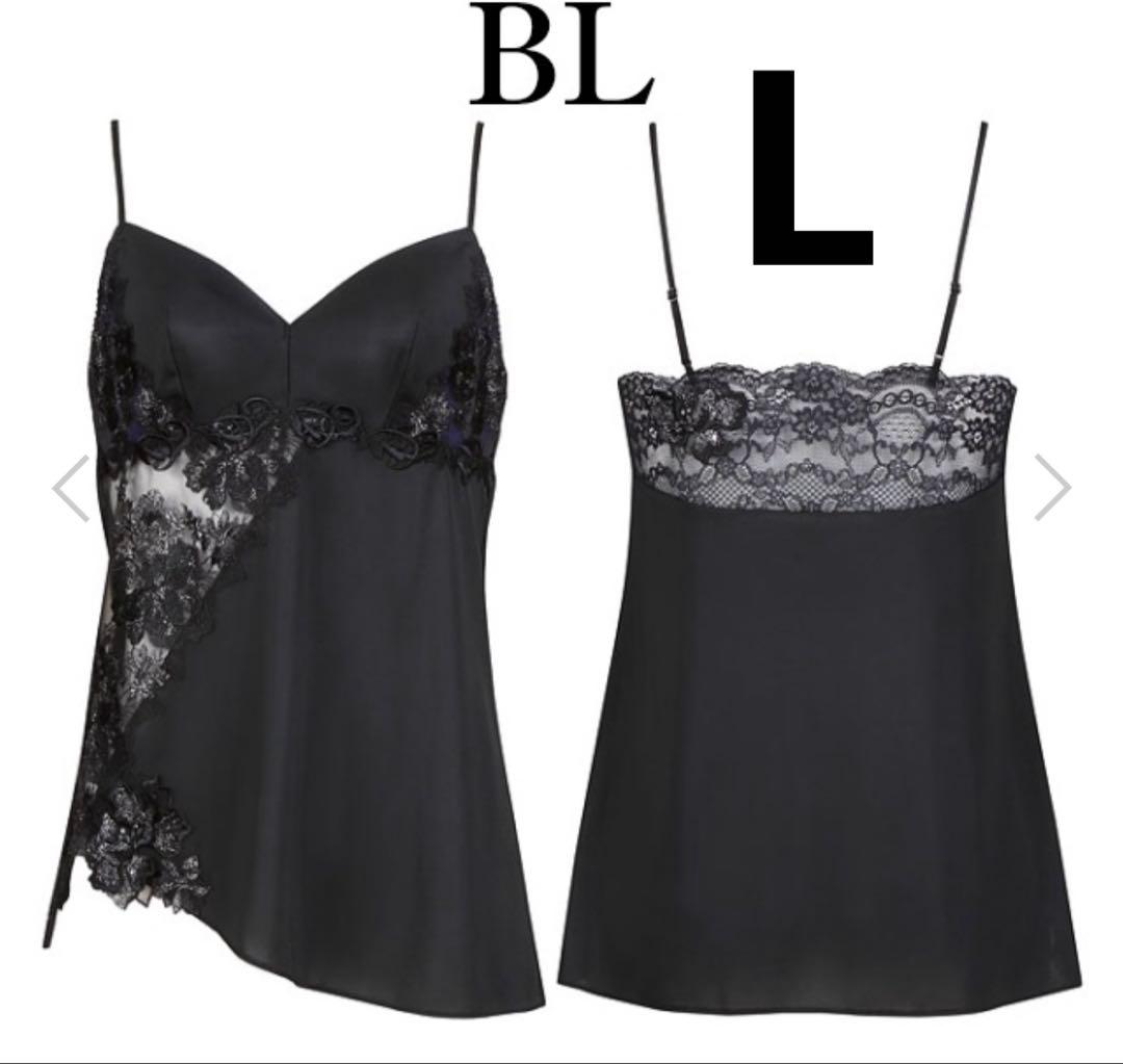 ワコール/サルート 26G 新品タグ付 キャミソールL ブラック