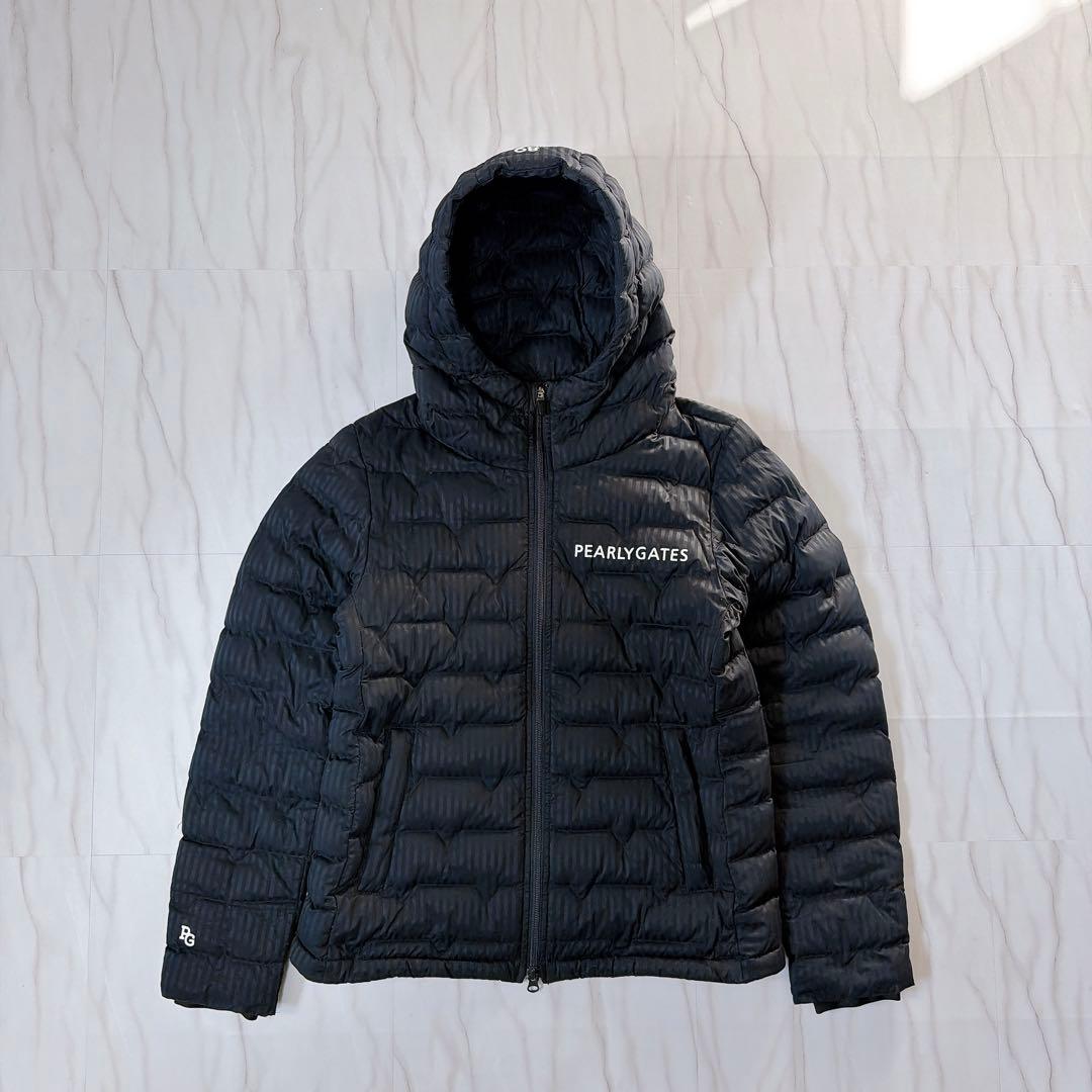 《2024年モデル》パーリーゲイツ ダウンジャケット 中綿 フード ネイビー 1