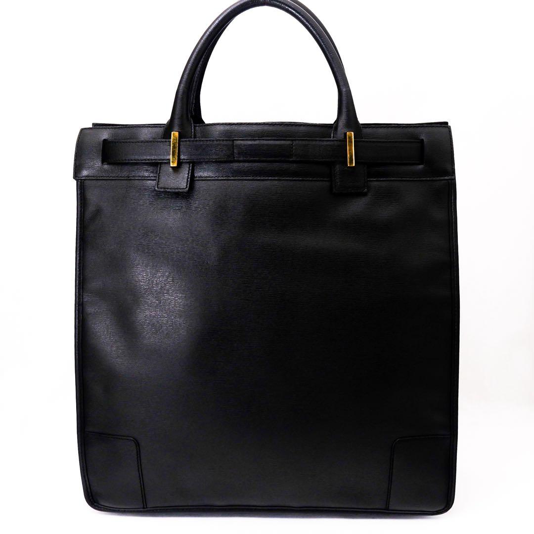 超美品　GUCCI グッチ　レザー　トートバッグ　バッグ　ビジネス　黒　袋付