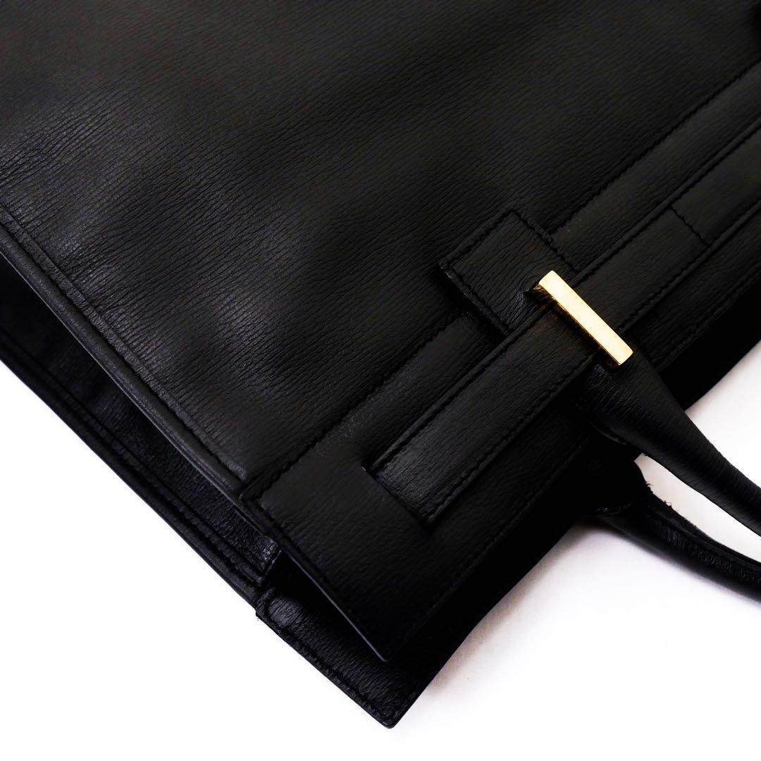 超美品　GUCCI グッチ　レザー　トートバッグ　バッグ　ビジネス　黒　袋付