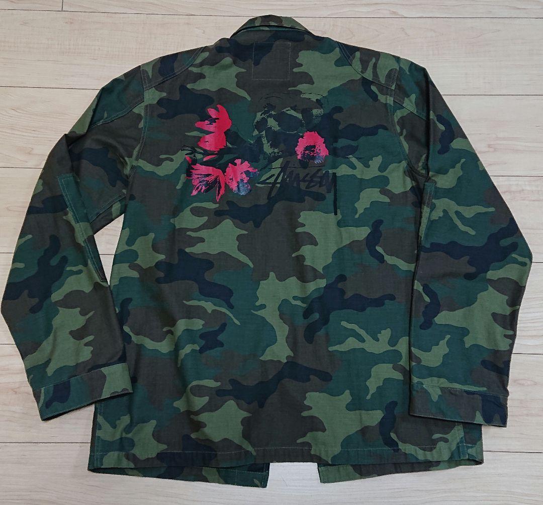 STUSSY 名古屋栄 chapt カモフラ ミリタリージャケット M チャプト