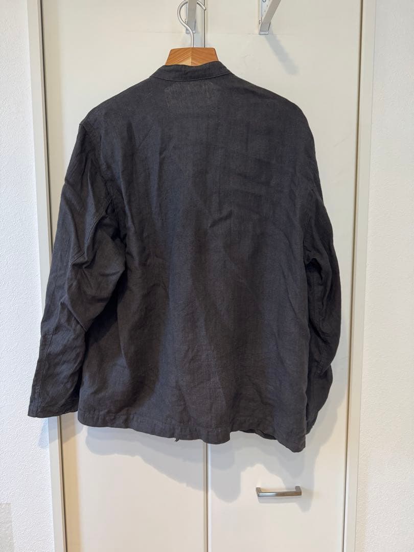 nest Robe CONFECT ブラックリネン クック ジャケット