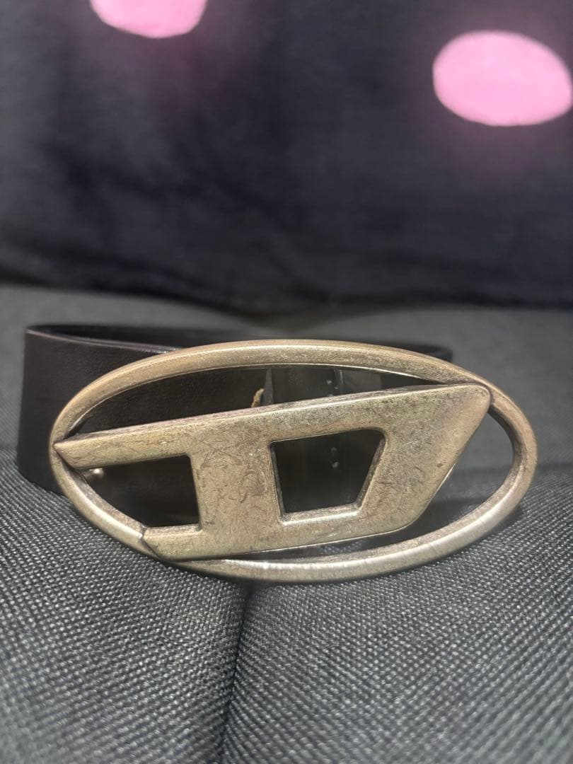 DIESEL 黒 ベルト S/M